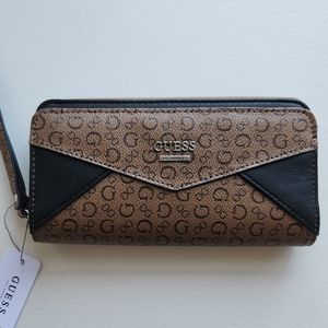 NEW Guess Wallet - Black/Brown